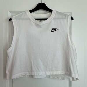 Nike Women's White Crop Top